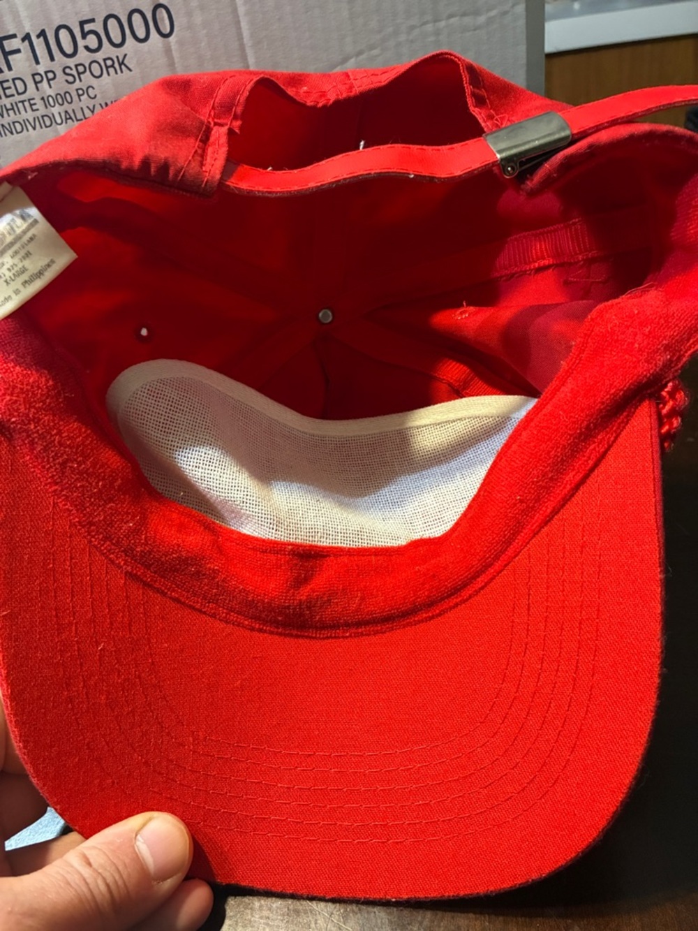 AFF Red WCS Embroidered Rope-Trim Cap - Picture 11 of 11